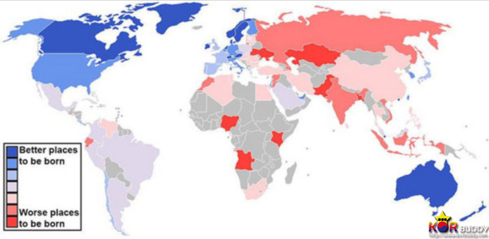 지도로 보는 세계의 통계들
