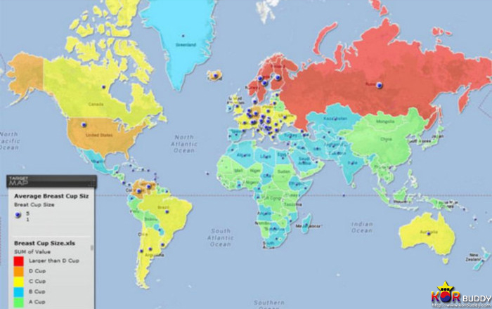 지도로 보는 세계의 통계들