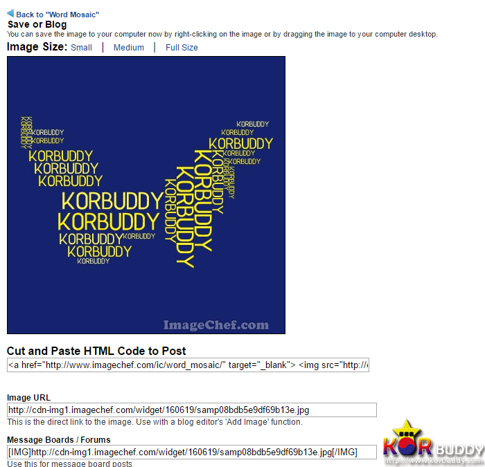 특별한 사진을 만들어 보는 imagechef